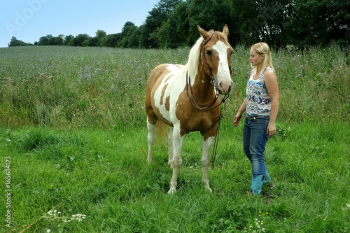 mit dem pferd unterwegs