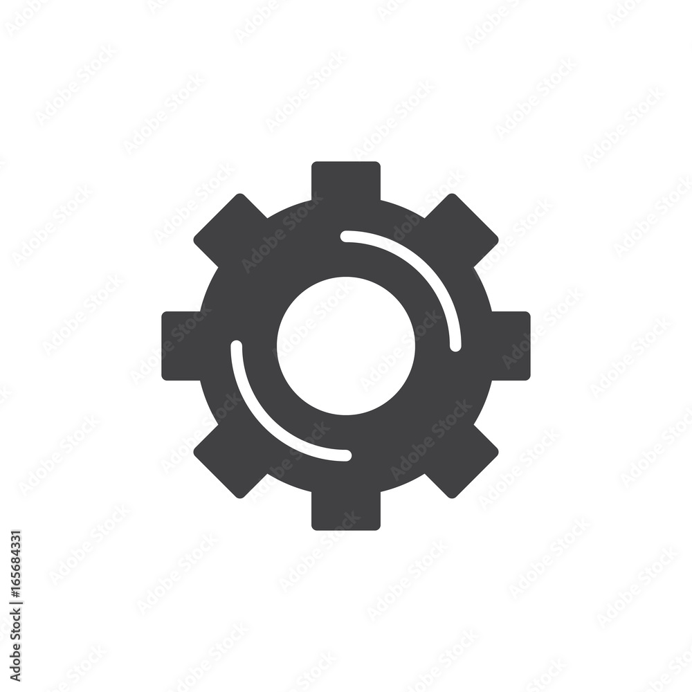 Cogwheel, gear icon vector, filled flat sign, solid pictogram isolated on white. Settings symbol, logo illustration. Pixel perfect vector graphics Cogwheel, gear icon vector, filled flat sign, solid pictogram isolated on white. Settings symbol, logo illustration. Pixel perfect vector graphics