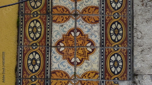 traditionelle Azulejos in Lissabon Portugal