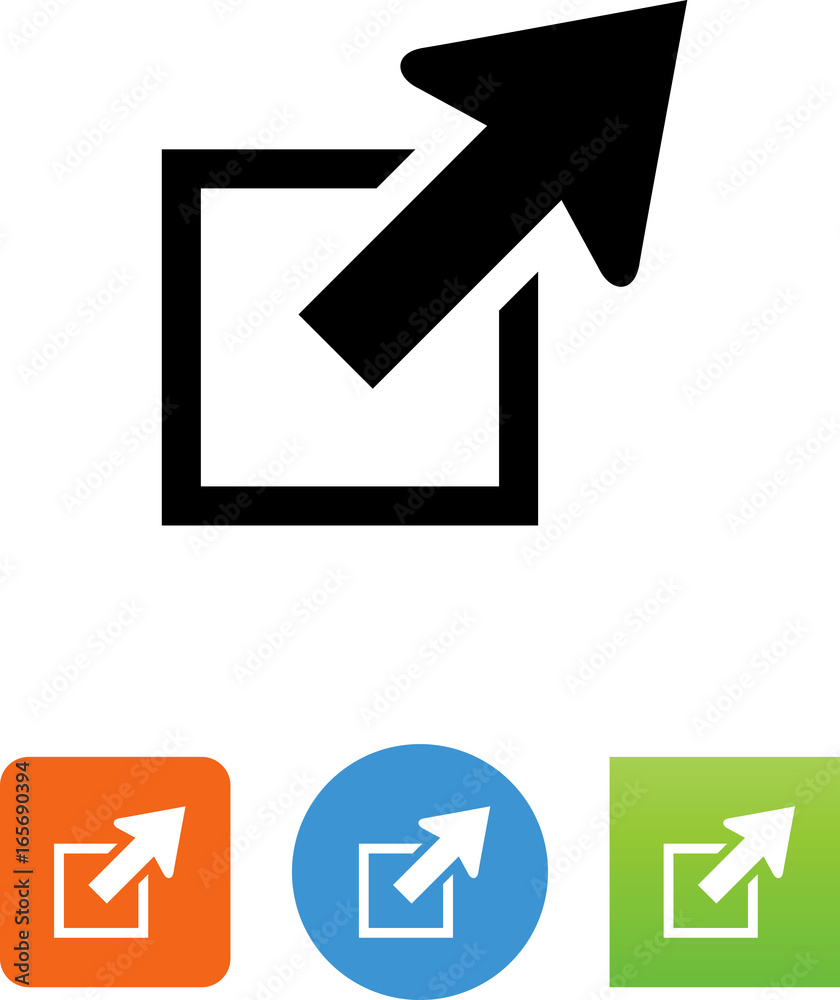 Export Arrow Icon - Illustration