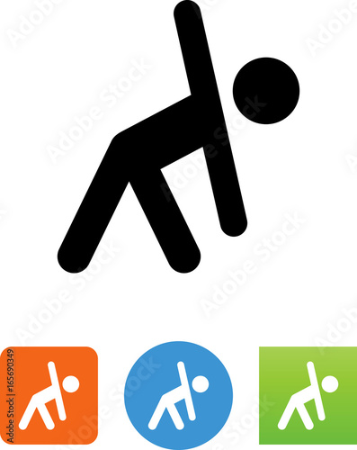 Exercising Icon - Illustration