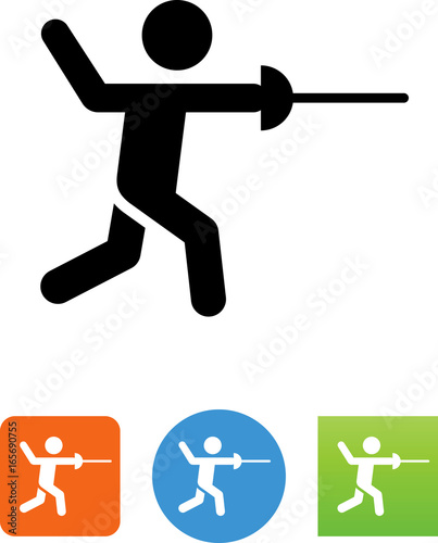 Fencing Icon - Illustration