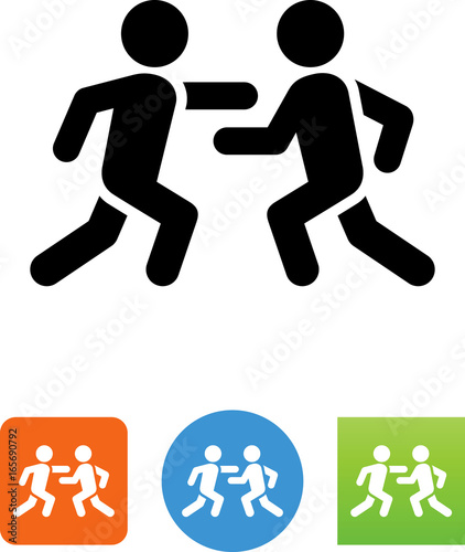 Fighting Icon - Illustration