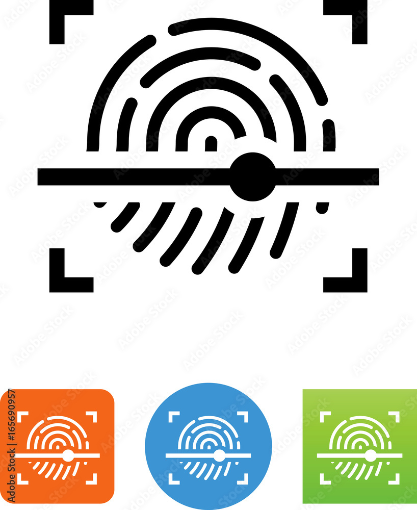 Fingerprint Scanner Icon Fingerprint Scanner Icon