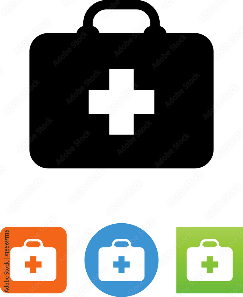 Obraz premium First Aid Kit Icon - Illustration