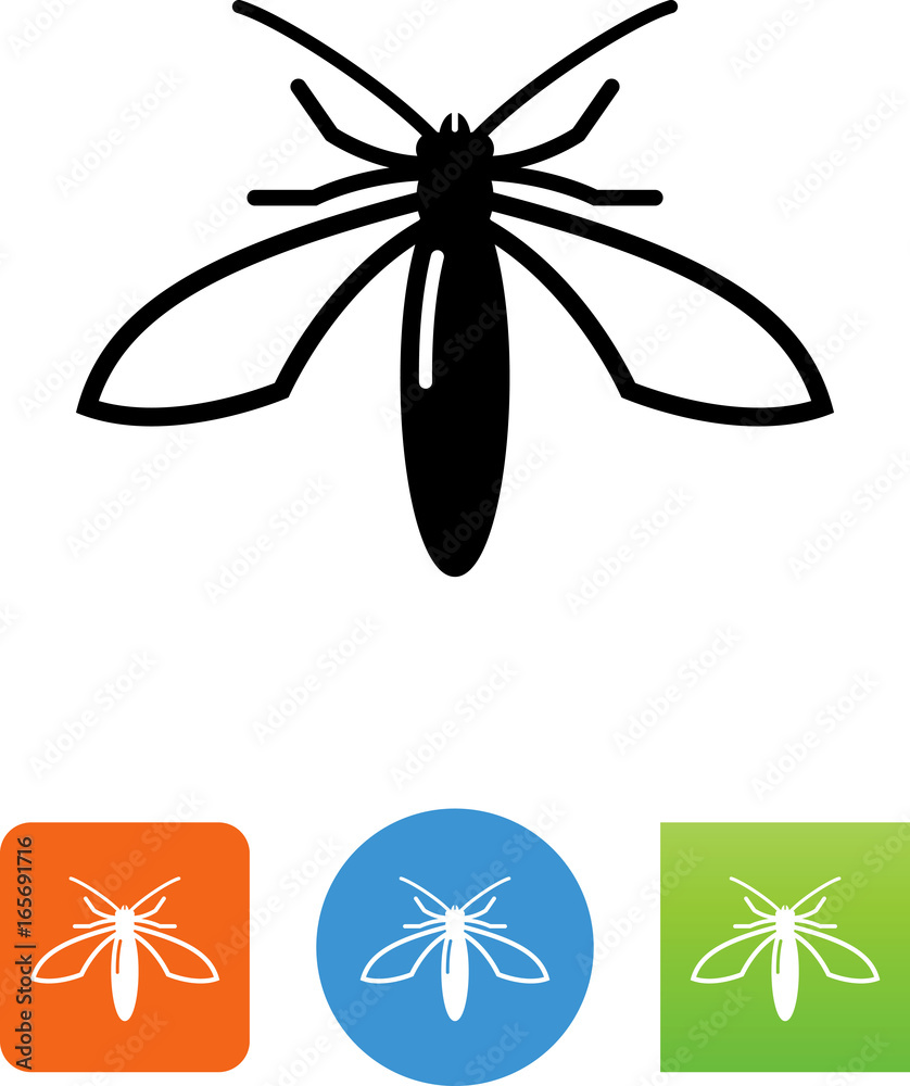 Flying Insect Icon - Illustration Flying Insect Icon - Illustration