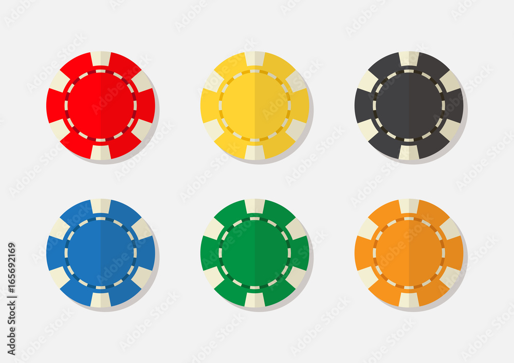 Casino chips vector illustration Casino chips vector illustration