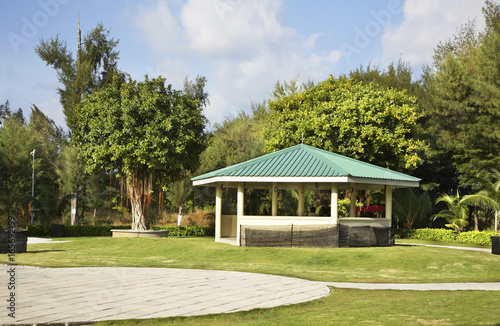 Park at Hulhumale island. Republic of the Maldives © Andrey Shevchenko