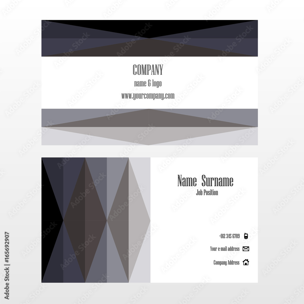 Fototapeta premium name card template