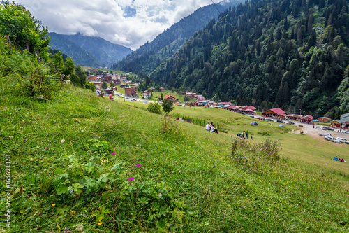Ayder Plateau, Rize, Turkey.The Ayder Valley lies between Rize and Artvin.A popular destination for summer tourism. photo