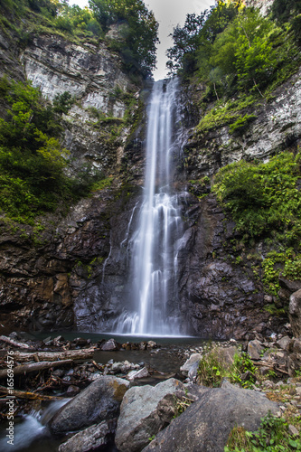 Fototapeta Naklejka Na Ścianę i Meble -  Maral Waterfall. Borcka, Macahel,Artvin,Turkey