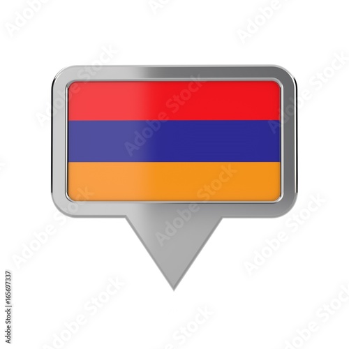 Armenia flag location marker icon. 3D Rendering Free Download Armenia flag location marker icon. 3D Rendering - GFXLoad