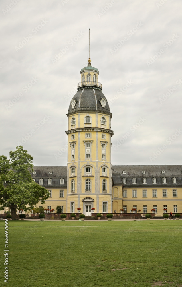  Karlsruhe Palace and park. Germany