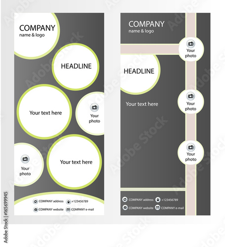 roll up banner template