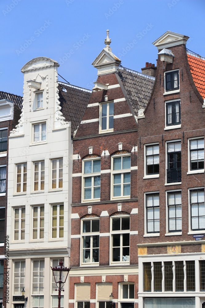 Fototapeta premium Amsterdam residential architecture