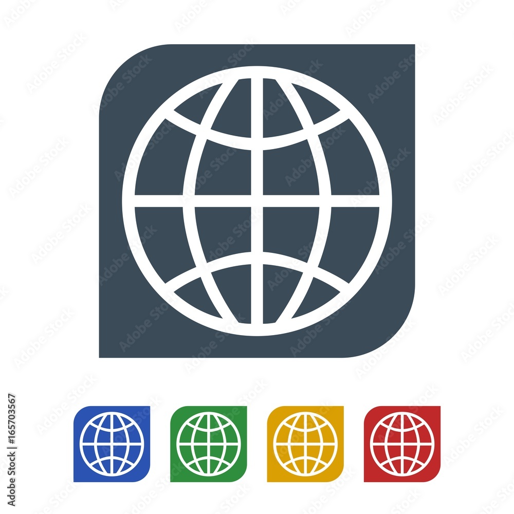 Globe icon isolated on white background Globe icon isolated on white background