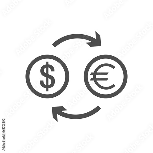 Currency exchange icon