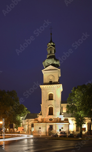 Belfry of the Cathedral in Zamosc. Poland