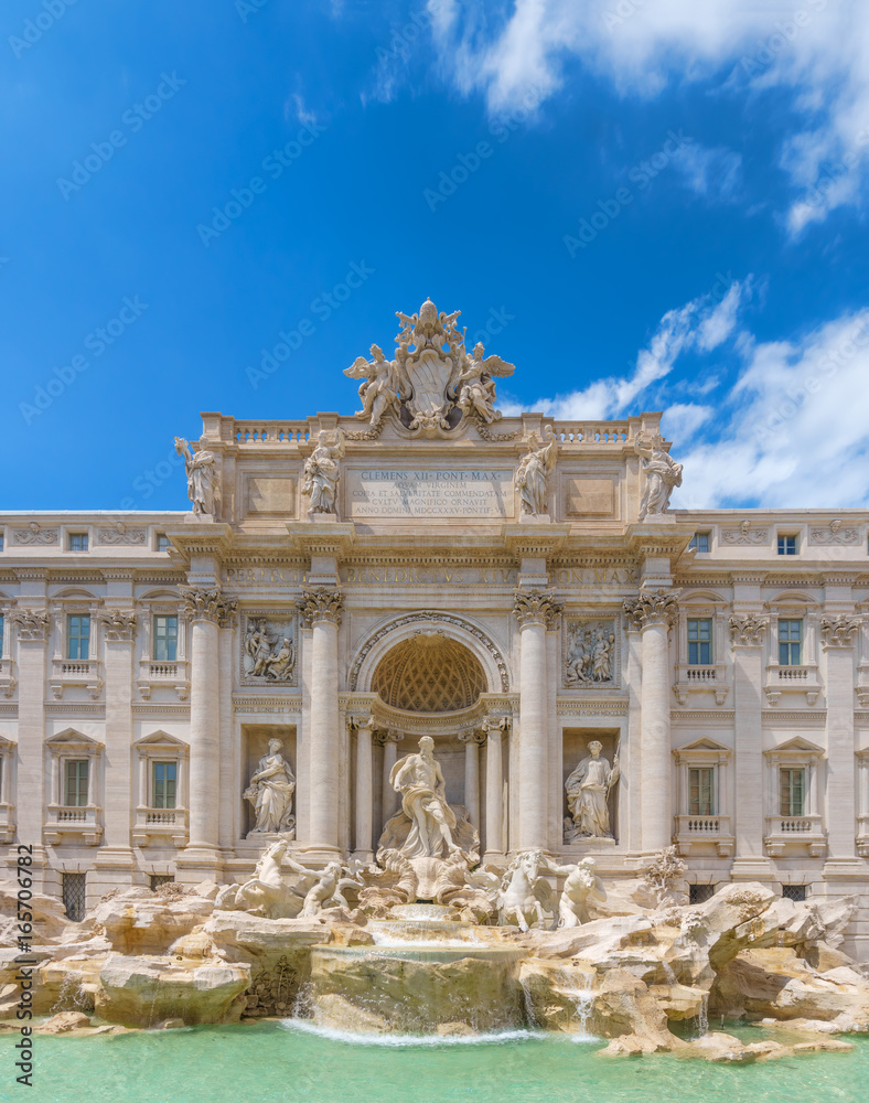 The Trevi Fountain in Rome