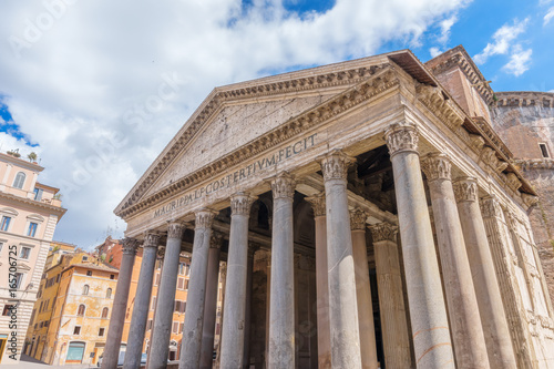 Pantheon main entrance colonnade