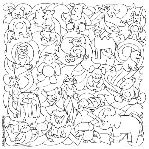 Animal Toys Pattern