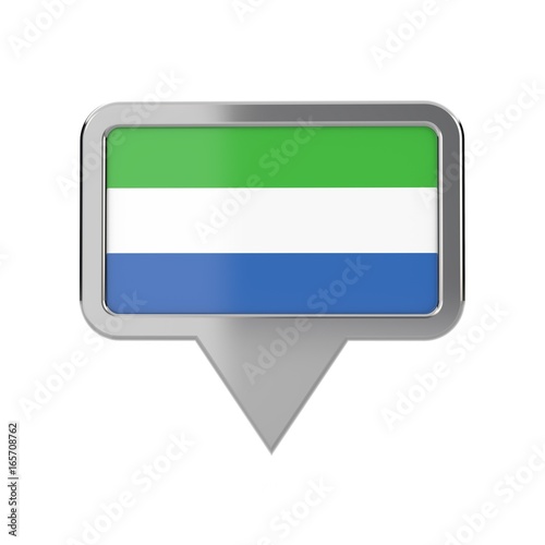 Sierra Leone flag location marker icon. 3D Rendering Free Download Sierra Leone flag location marker icon. 3D Rendering - GFXLoad