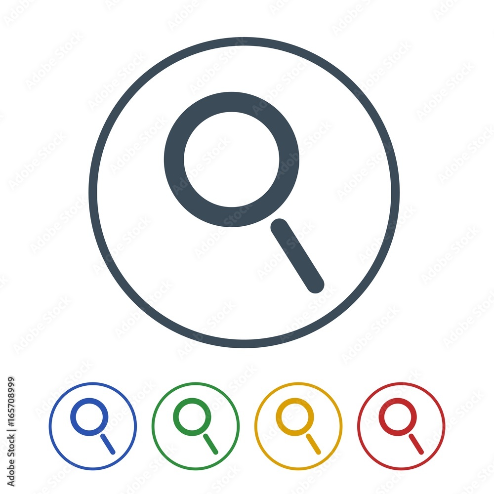 Search icon isolated on white background Search icon isolated on white background