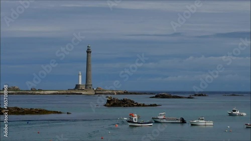 Phare de l Ile Vierge Leuchtturm in der Bretagne photo