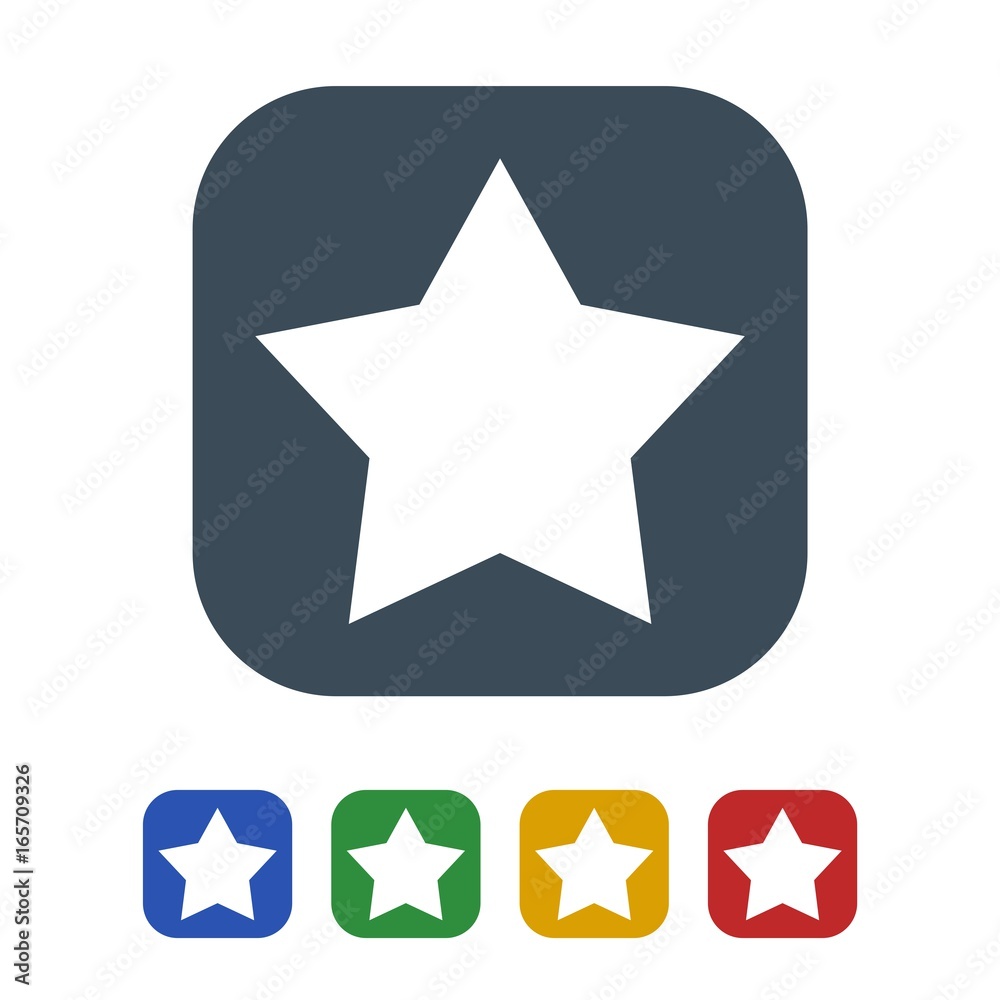Star icon isolated on white background Star icon isolated on white background