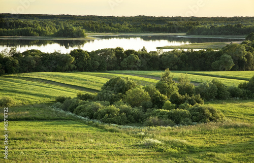 Landscape in Luchaj. Belarus