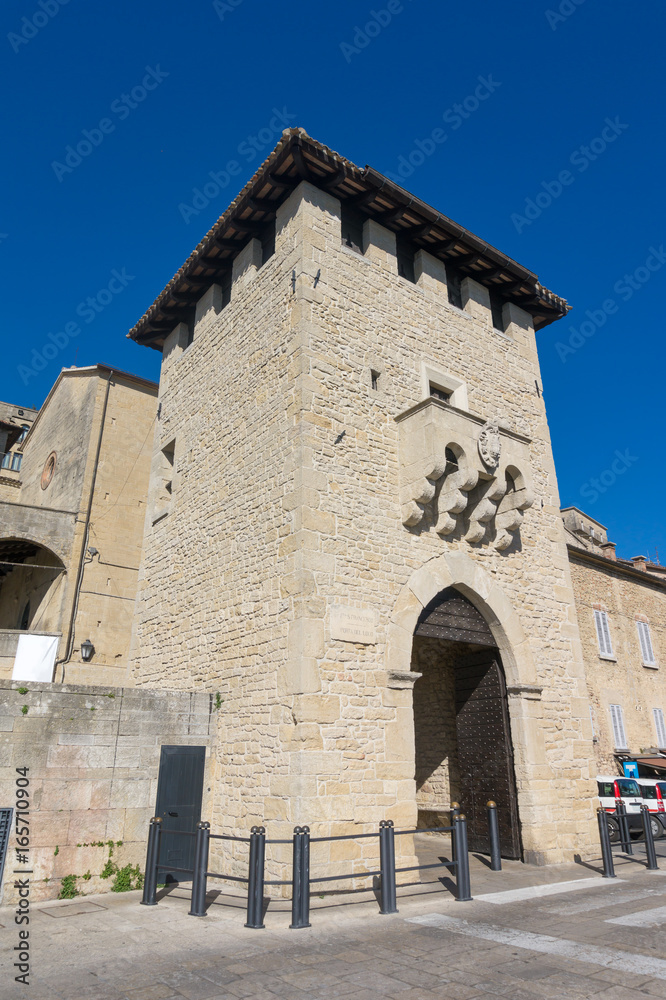 Porta del Loco San Francesco Gate of San Marino.