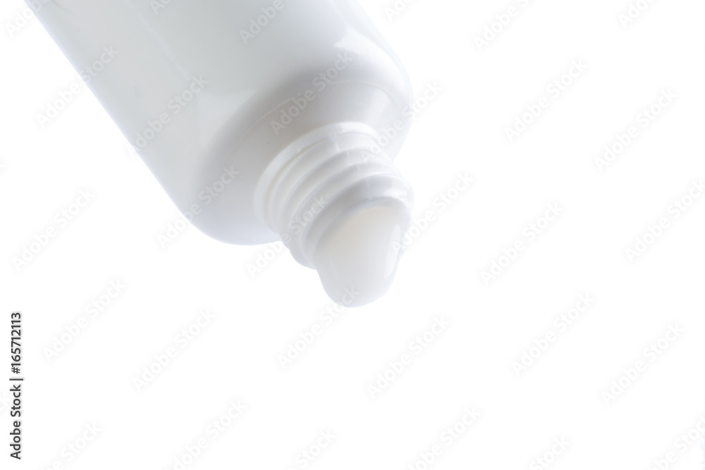Dental toothpaste isolated on white background Dental toothpaste isolated on white background