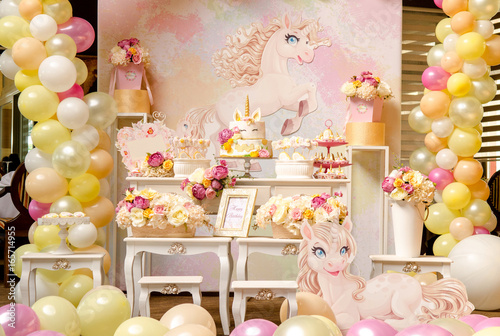 Birthday table for party