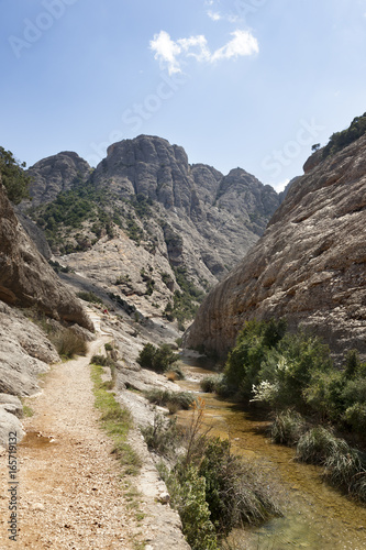 River gorge in Spain