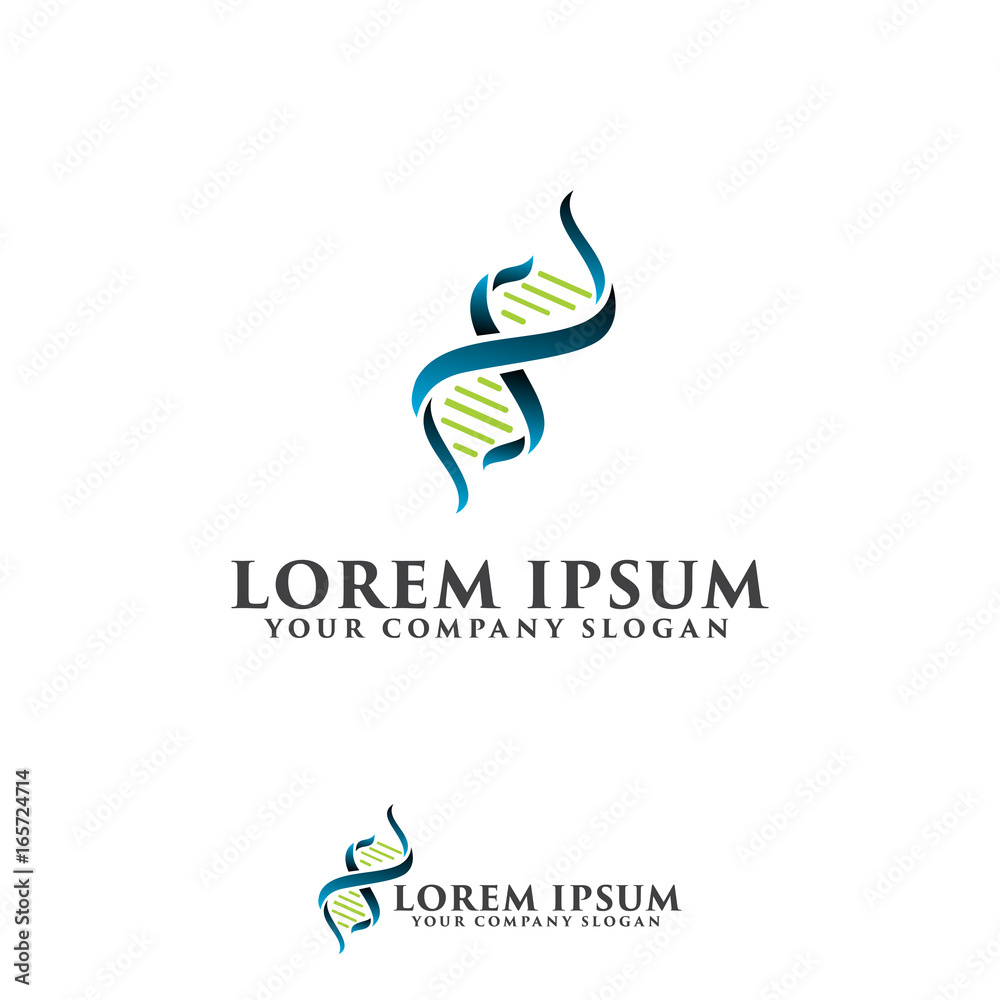 Fototapeta premium Energy logo, genetica logo design concept template