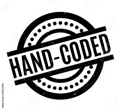 Hand-Coded rubber stamp. Grunge design with dust scratches. Effects can be easily removed for a clean, crisp look. Color is easily changed.