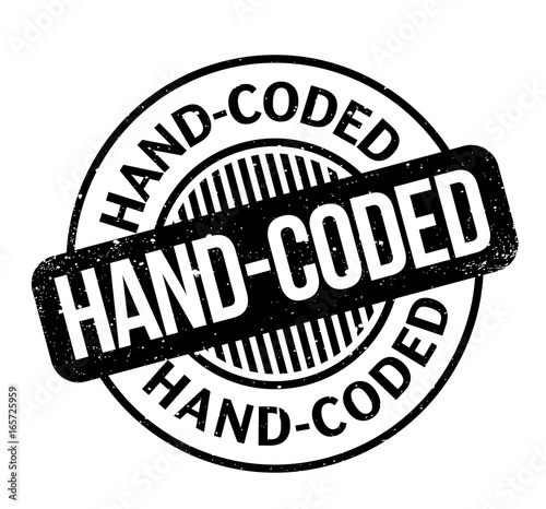 Hand-Coded rubber stamp. Grunge design with dust scratches. Effects can be easily removed for a clean, crisp look. Color is easily changed.