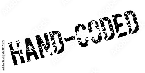 Hand-Coded rubber stamp. Grunge design with dust scratches. Effects can be easily removed for a clean, crisp look. Color is easily changed.