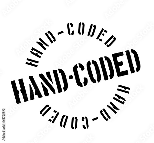 Hand-Coded rubber stamp. Grunge design with dust scratches. Effects can be easily removed for a clean, crisp look. Color is easily changed.