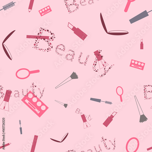 Makeup Cosmetics Pattern for Beauties