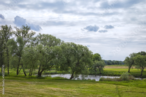 View of the landscape at the Elbe