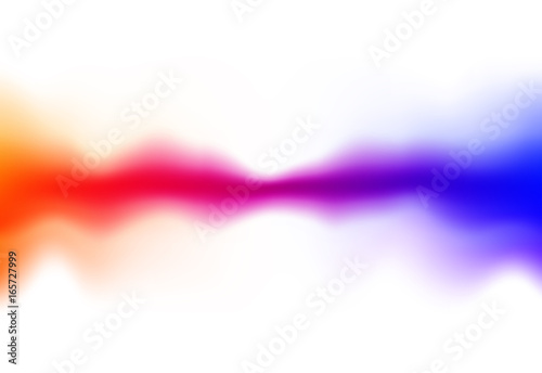 Vector illustration of color blur smoke moving shape