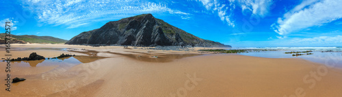 Summer sandy beach (Portugal).