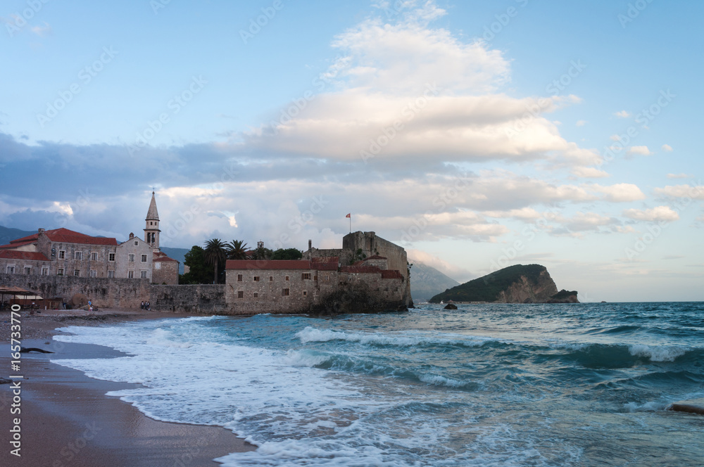 Budva is a Montenegrin town on the Adriatic Sea