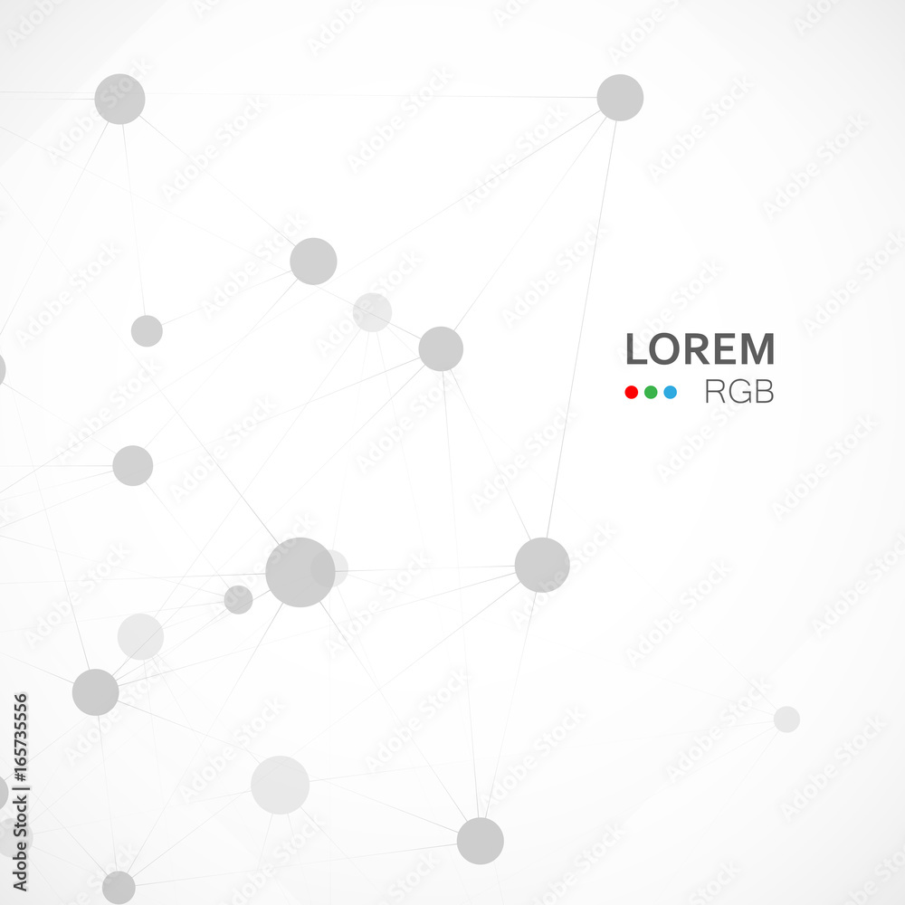 Abstract science background with connecting dots and lines Abstract science background with connecting dots and lines