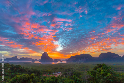 Stunning panoramic view at Samed Nang She viewpoint