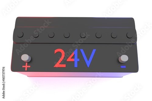 Canvas-taulu 3d illustration battery