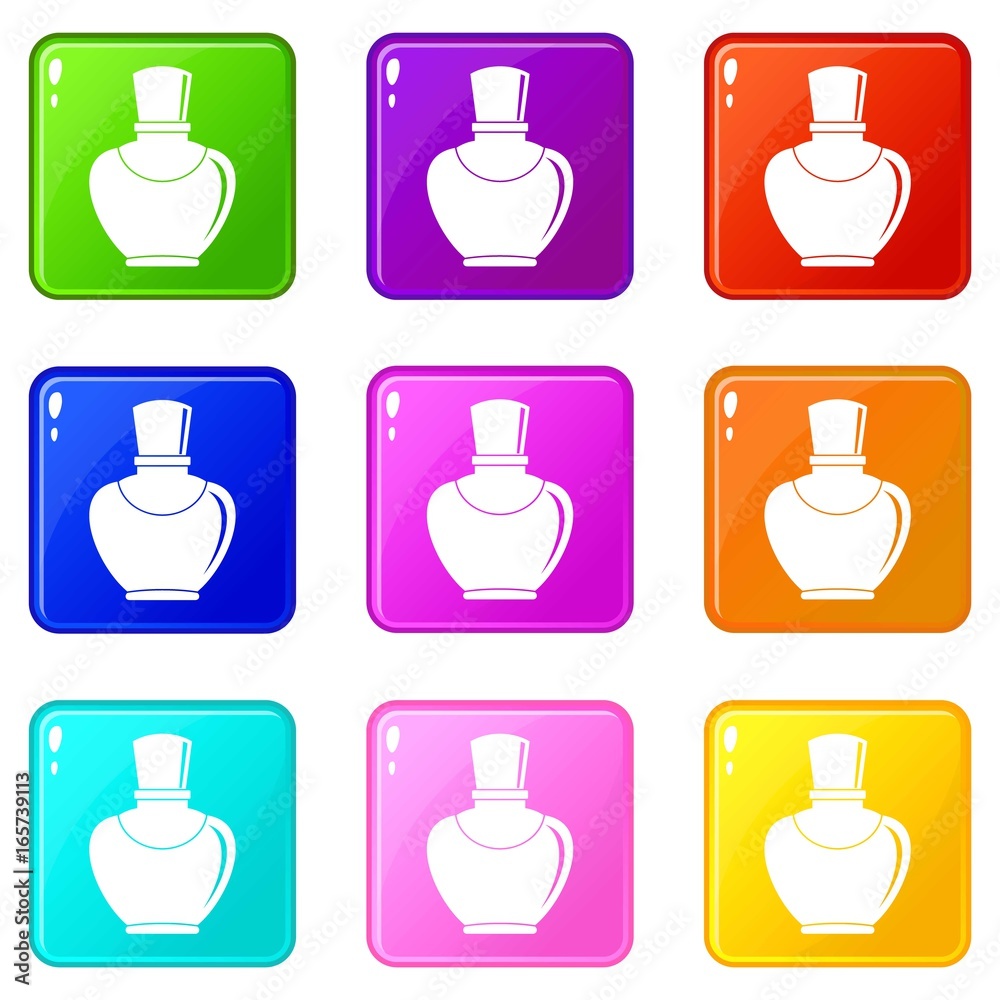 Glass bottle with perfume set 9