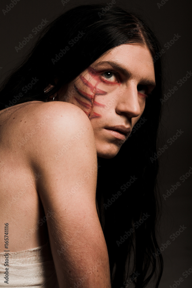 Body-art man Body-art man