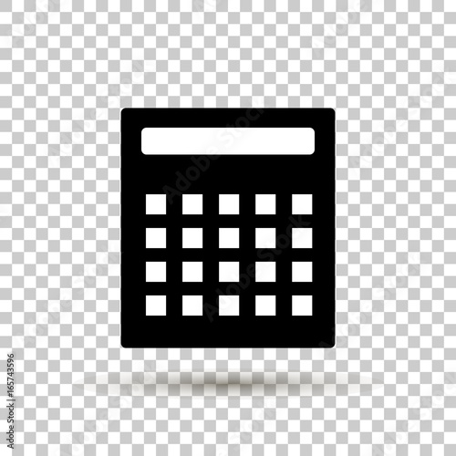 Vector image of a calculator.